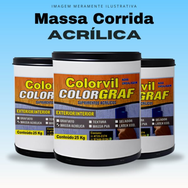 Massa Corrida Acrílica Barrica 25kg